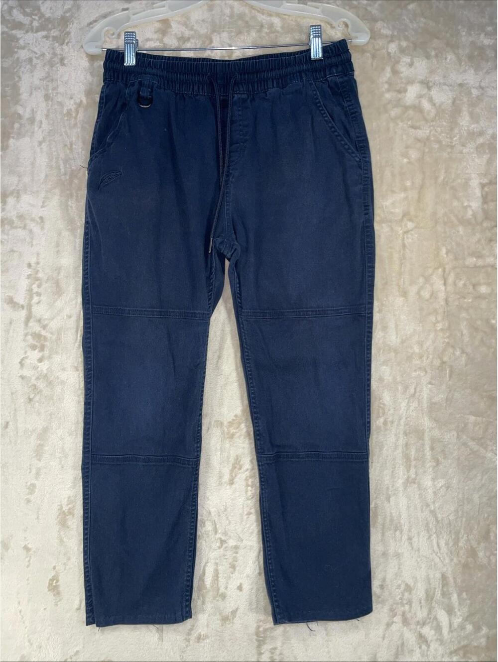 Publish Jogger Pants Men's Size 29 Navy Blue Casual Stretch Drawstring Tapered